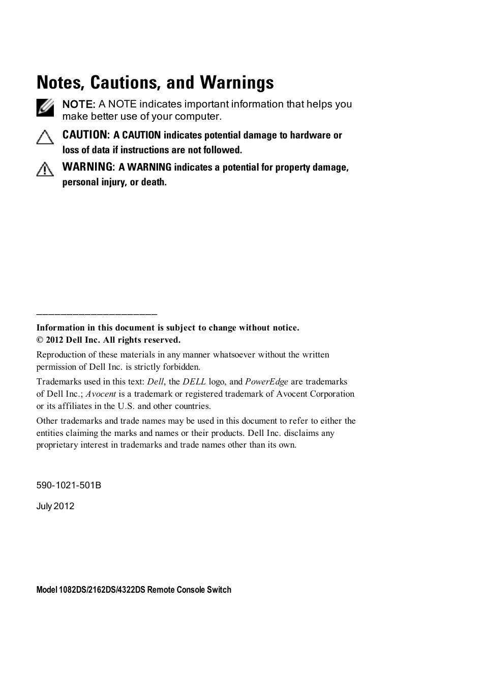 Dell KVM 1082DS User Manual | Page 2 / 188