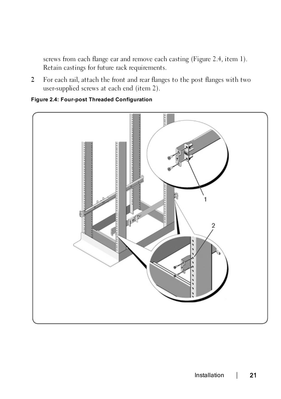 Fourpostthreaded | Dell KVM 1082DS User Manual | Page 31 / 188