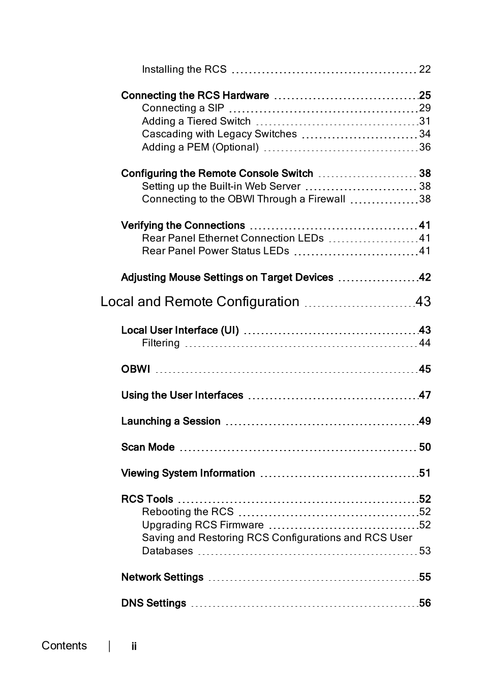 Local and remote configuration 43 | Dell KVM 1082DS User Manual | Page 4 / 188