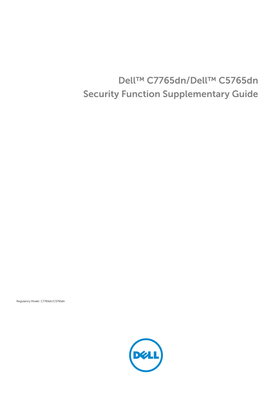 Dell C5765DN MFP Color Laser Printer User Manual | 27 pages