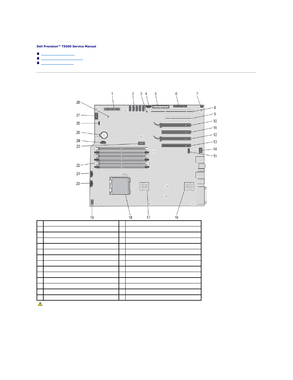 About your system board, System board schematic, Clearing forgotten passwords | Dell Precision T5500 (Early 2009) User Manual | Page 5 / 80