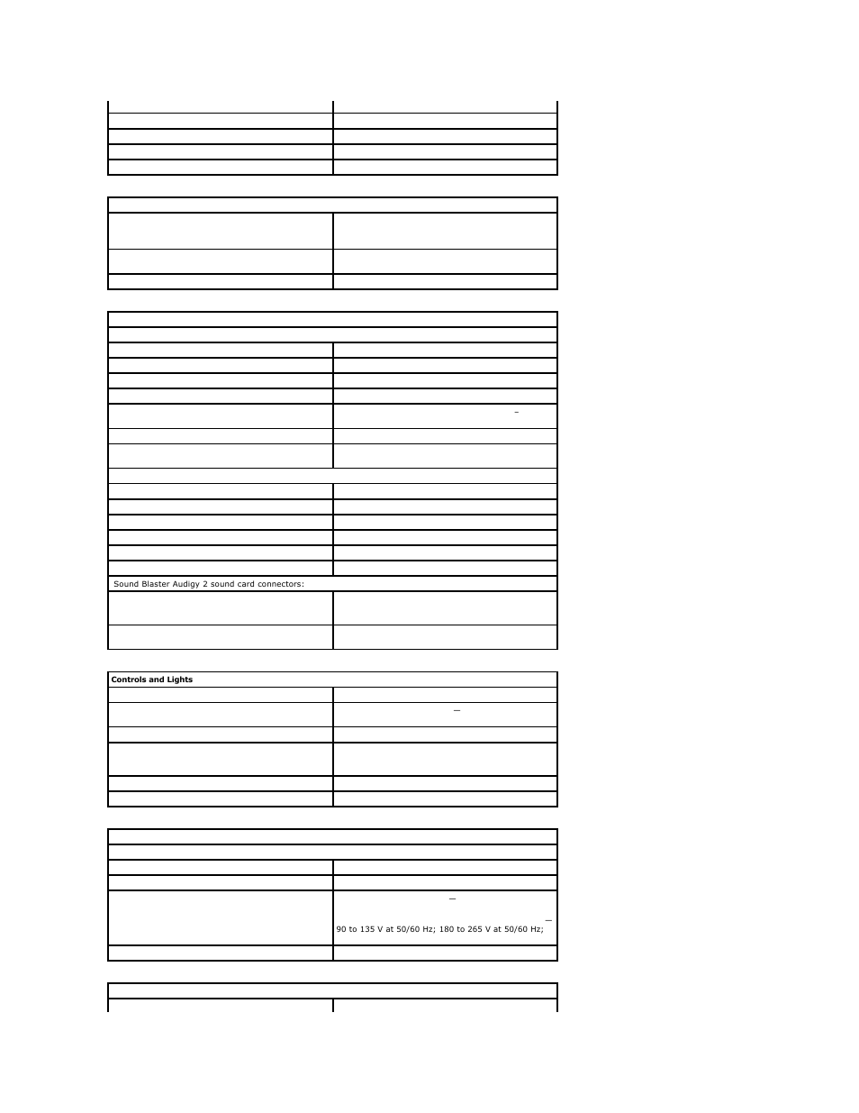 Drives, Connectors, Controls and lights | Power, Physical | Dell XPS/Dimension XPS Gen 2 User Manual | Page 32 / 44