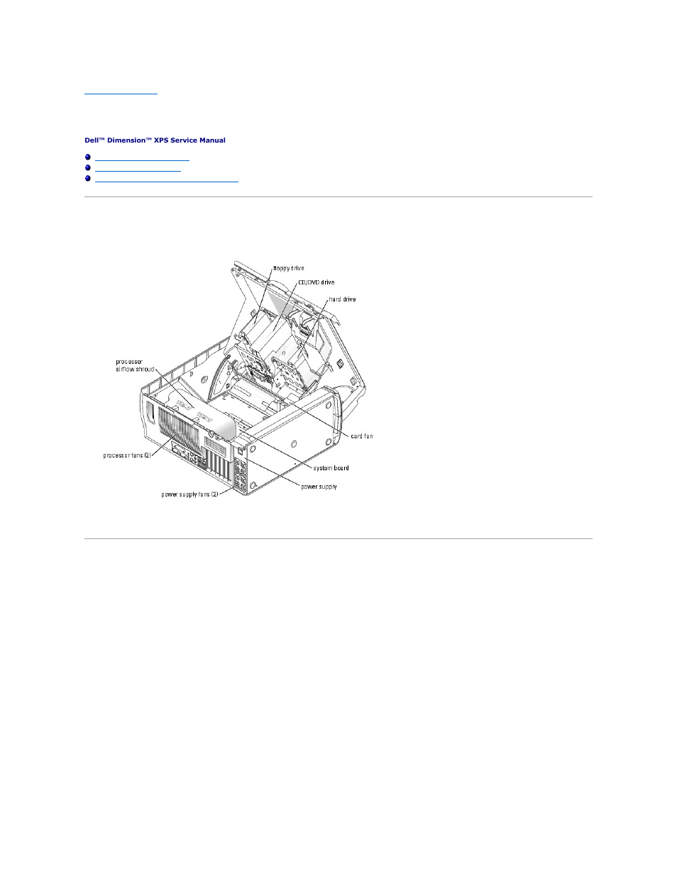 Technical overview, Inside view of your computer, System board components | Dell XPS/Dimension XPS Gen 2 User Manual | Page 40 / 44