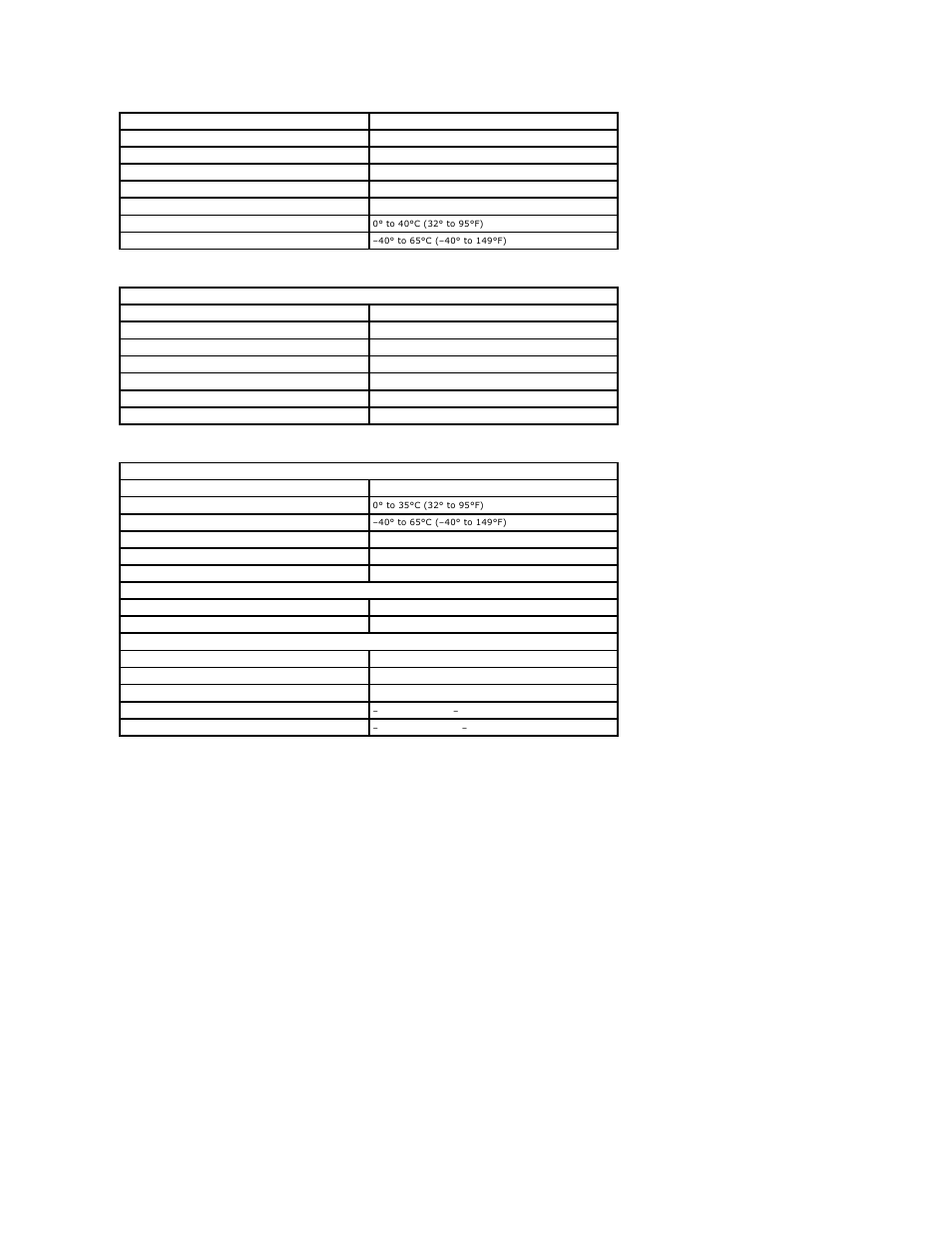 Physical, Environmental | Dell Latitude C840 User Manual | Page 114 / 119