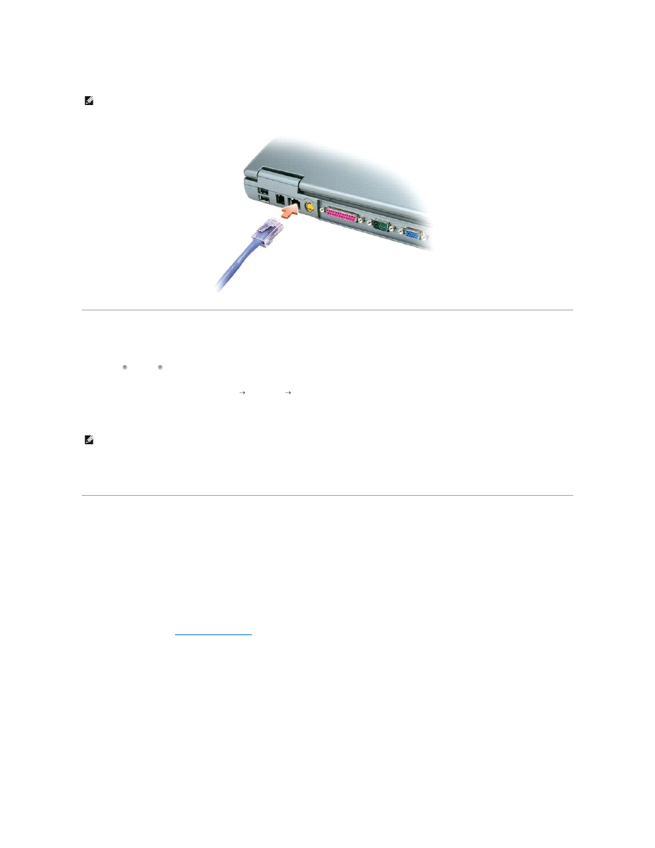 Network setup wizard, Internet connection firewall | Dell Latitude D510 User Manual | Page 107 / 107