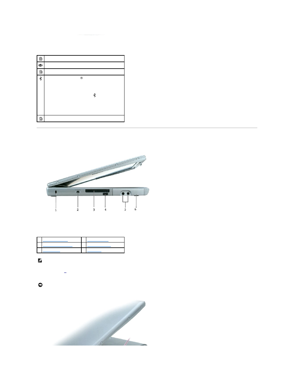 Left view | Dell Latitude D510 User Manual | Page 3 / 107