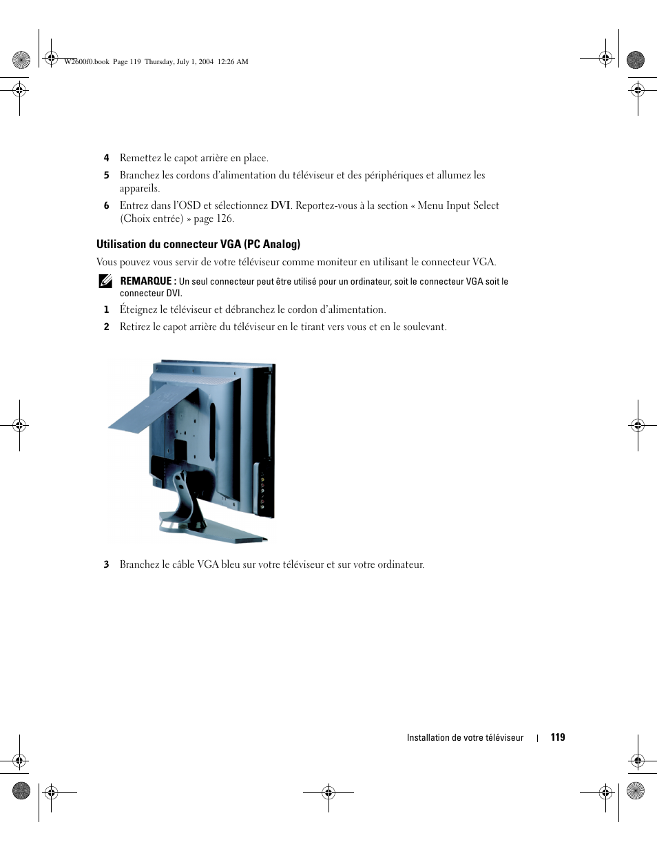 Dell LCD TV W2600 User Manual | Page 118 / 149