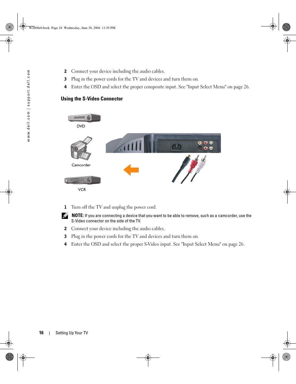 Dell LCD TV W2600 User Manual | Page 15 / 149