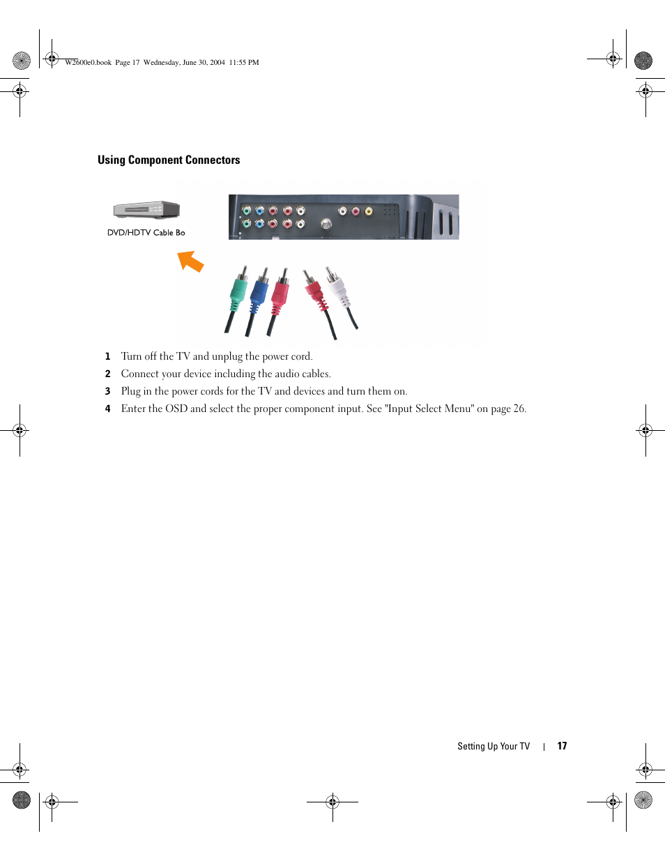 Dell LCD TV W2600 User Manual | Page 16 / 149