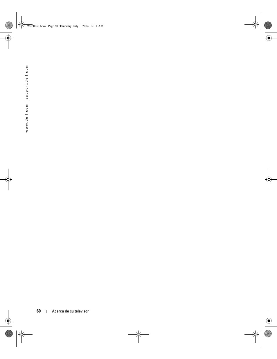 Dell LCD TV W2600 User Manual | Page 59 / 149