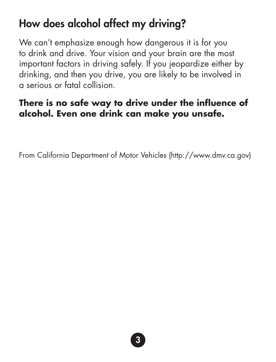 How does alcohol affect my driving | BACtrack S50 User Manual | Page 5 / 20