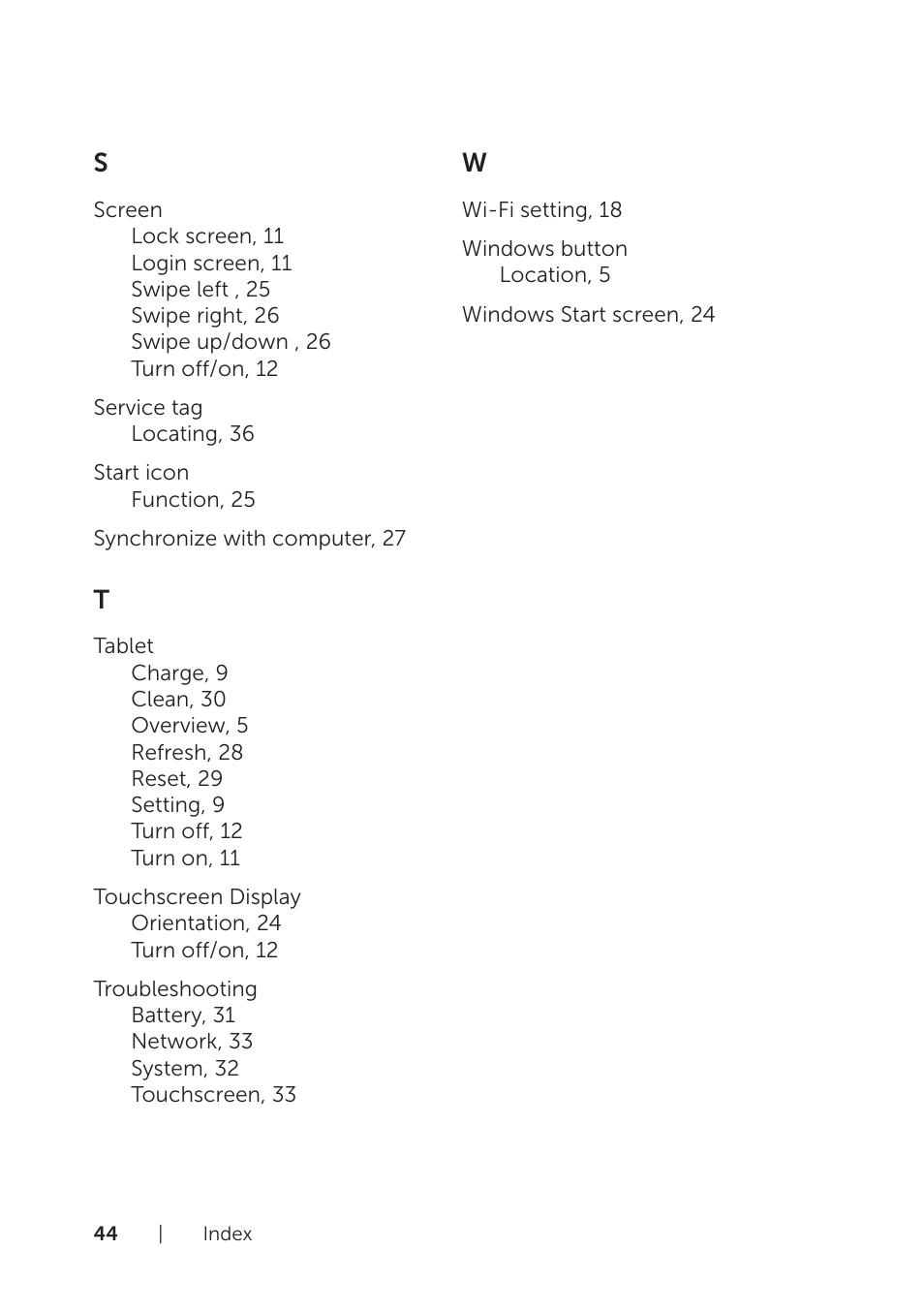 Dell Venue 8 Pro User Manual | Page 44 / 44