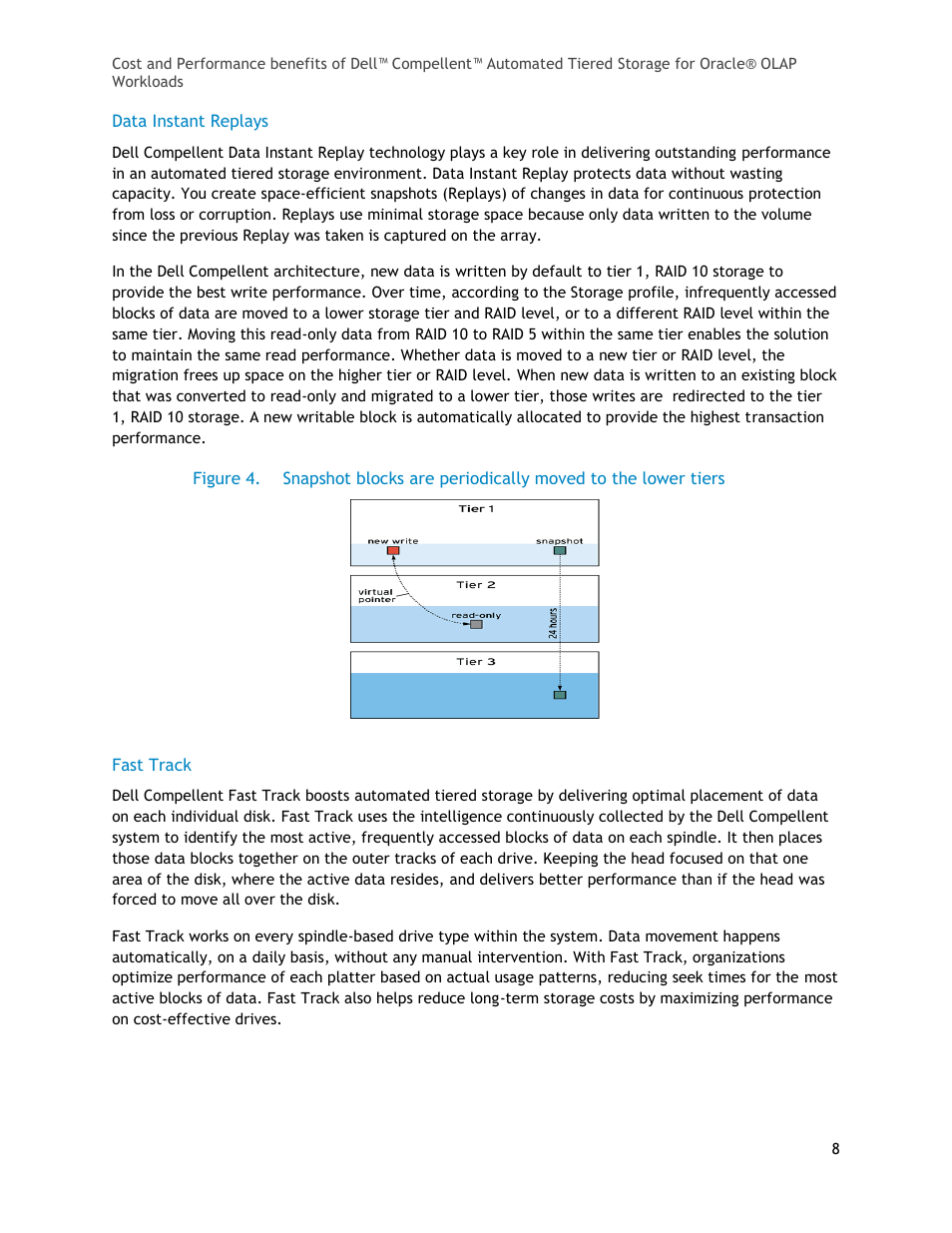 Data instant replays, Fast track, Figure 4 | Dell Compellent Series 40 User Manual | Page 8 / 17