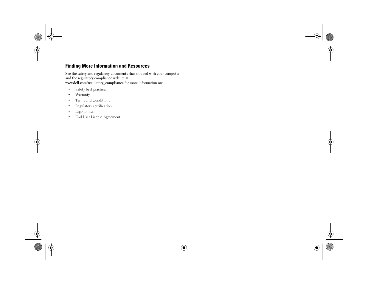 Finding more information and resources | Dell Latitude E5510 (Mid 2010) User Manual | Page 8 / 8