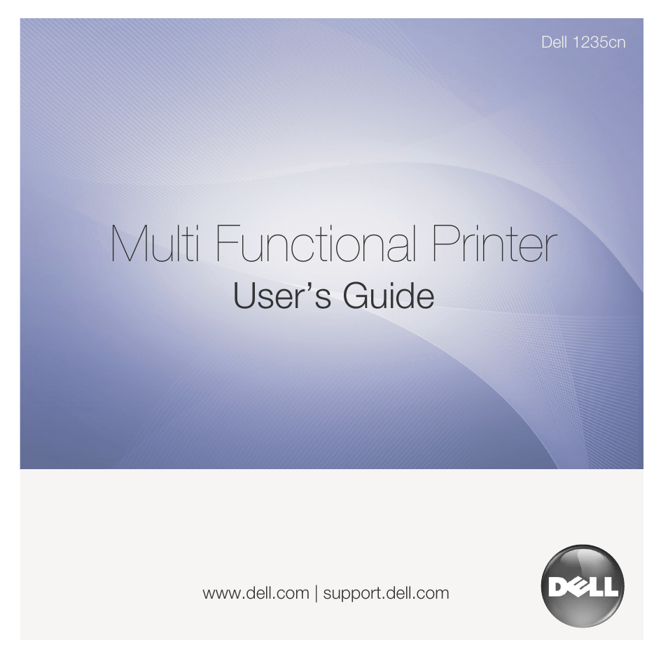 Dell 1235cn Color Laser Printer User Manual | 116 pages