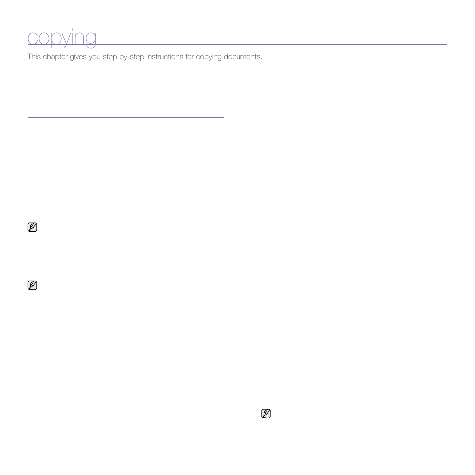 Copying, Changing the settings for each copy, Darkness | Original type, Reduced or enlarged copy | Dell 1235cn Color Laser Printer User Manual | Page 30 / 116