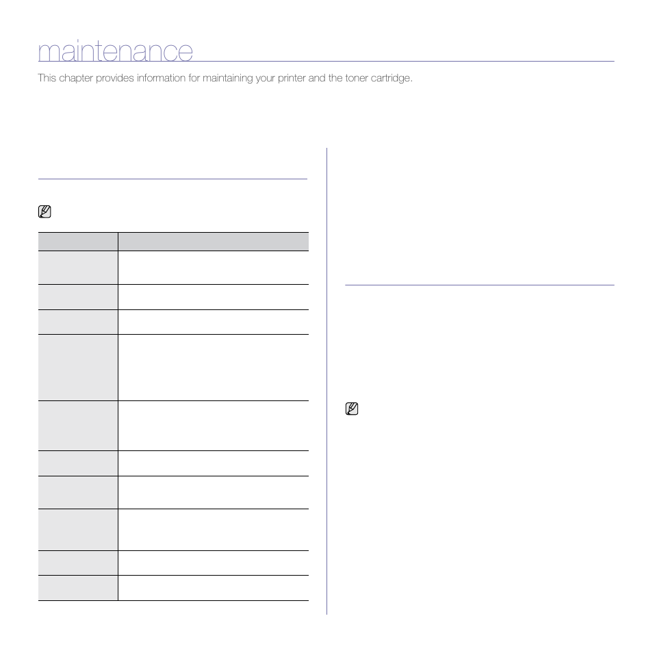 Maintenance, Printing reports, Printing a report | Adjusting the color contrast | Dell 1235cn Color Laser Printer User Manual | Page 49 / 116