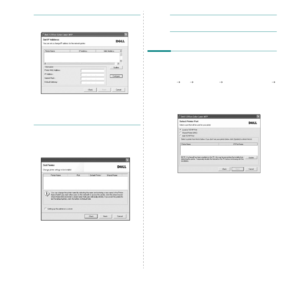 Reinstalling printer software | Dell 1235cn Color Laser Printer User Manual | Page 91 / 116