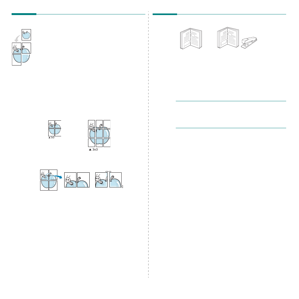 Printing posters, Printing booklets, Printing posters printing booklets | Dell 1235cn Color Laser Printer User Manual | Page 99 / 116