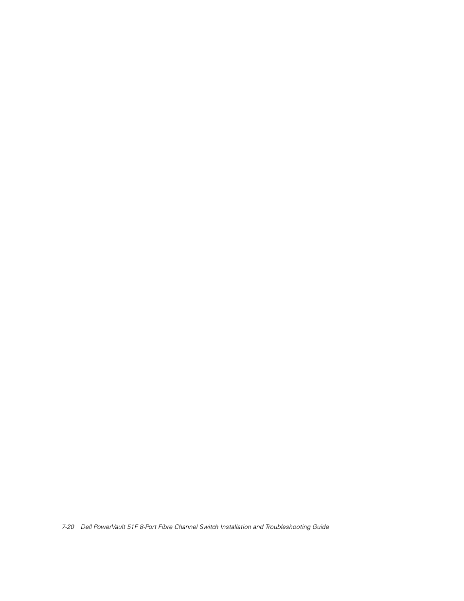 Dell PowerVault 51F (8P Fibre Channel Switch) User Manual | Page 138 / 156