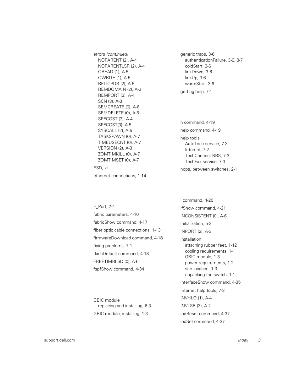 Dell PowerVault 51F (8P Fibre Channel Switch) User Manual | Page 153 / 156