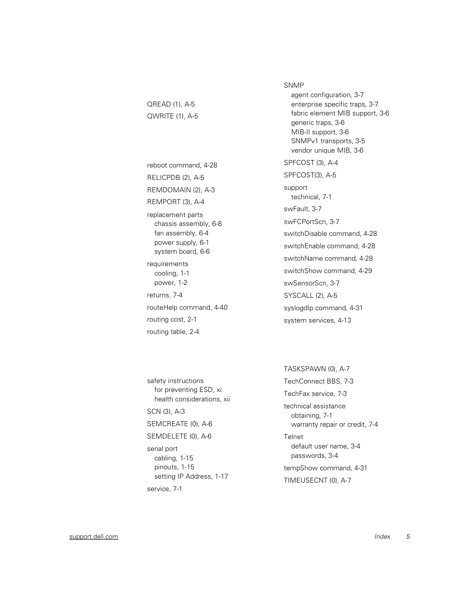 Dell PowerVault 51F (8P Fibre Channel Switch) User Manual | Page 155 / 156