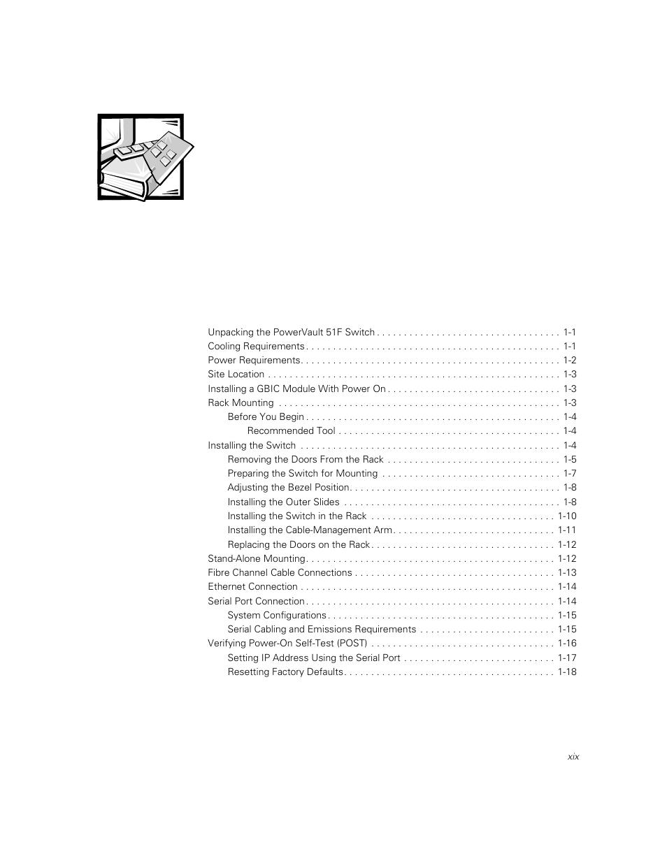 Dell PowerVault 51F (8P Fibre Channel Switch) User Manual | Page 17 / 156