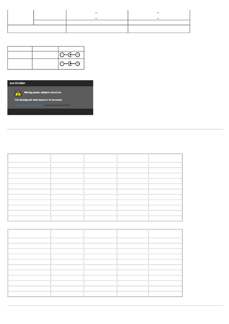 Preset display modes | Dell S2230MX Monitor User Manual | Page 10 / 45