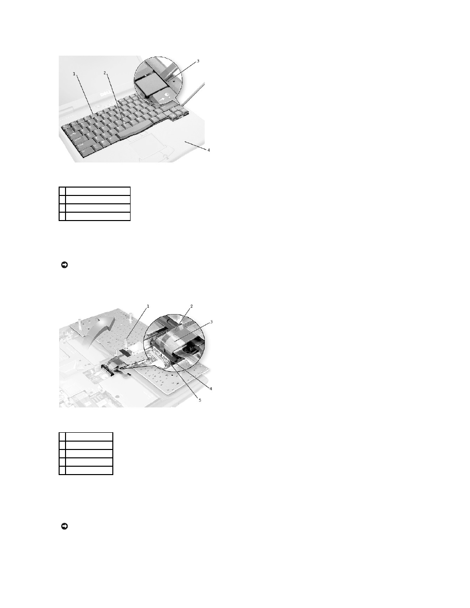 Replacing the keyboard | Dell Inspiron 4100 User Manual | Page 25 / 71