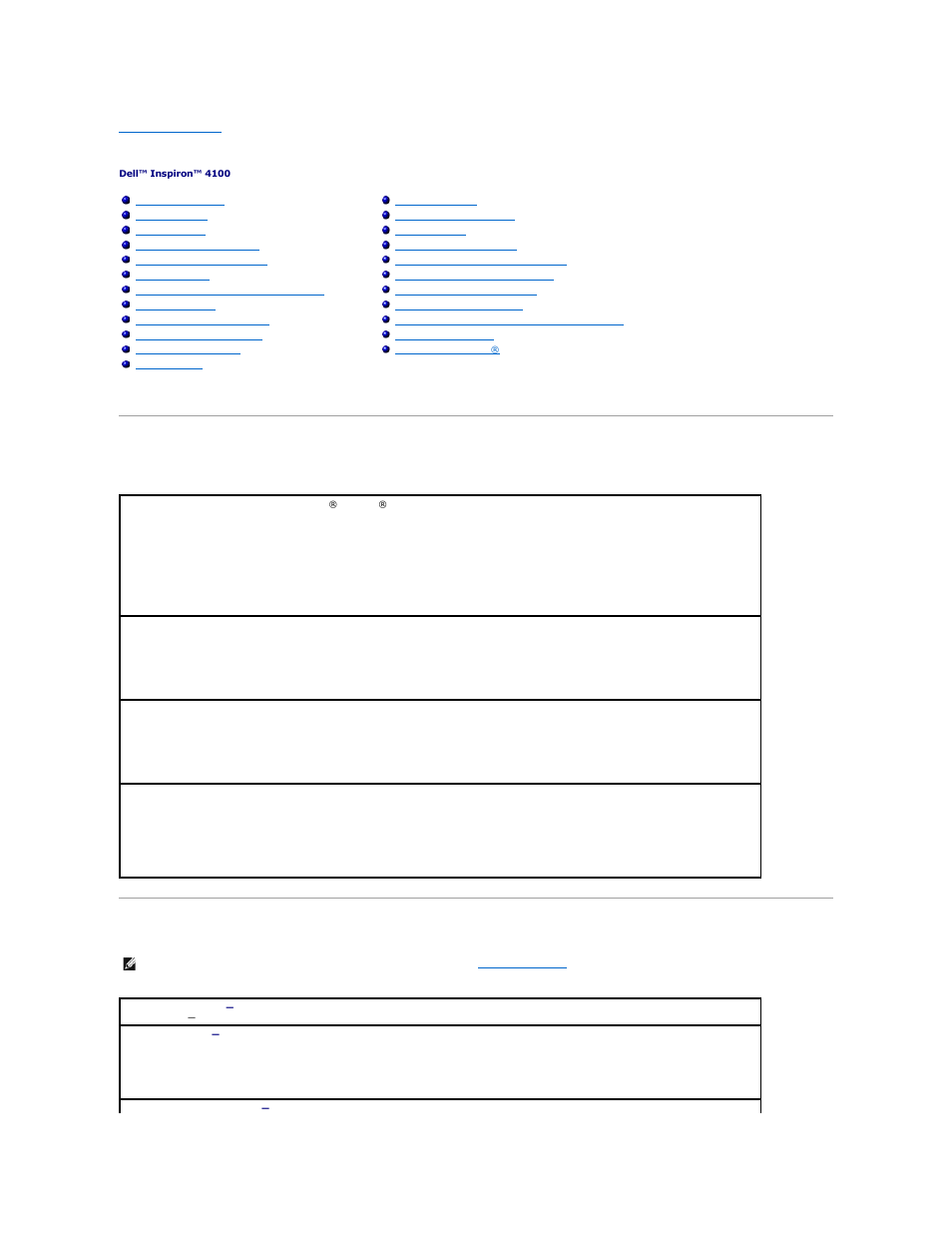 Solving problems, Accessing help files, Power problems | Dell Inspiron 4100 User Manual | Page 44 / 71