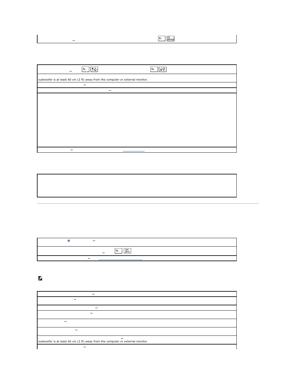 Sound and speaker problems, If the display is difficult to read, If only part of the display is readable | If you have a problem with integrated speakers, If you have a problem with external speakers | Dell Inspiron 4100 User Manual | Page 46 / 71