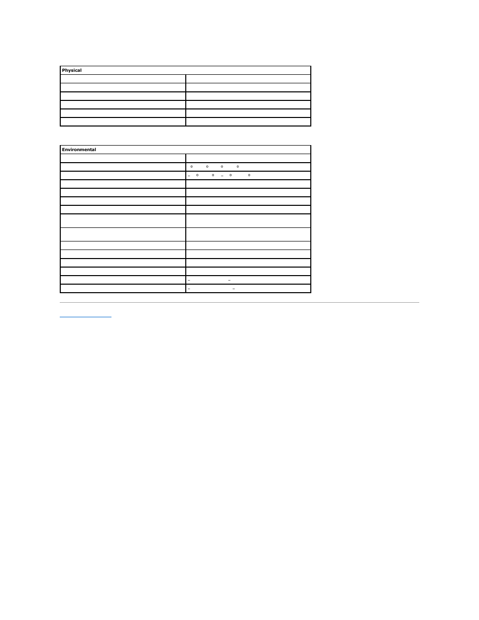 Physical, Environmental | Dell Inspiron 4100 User Manual | Page 63 / 71