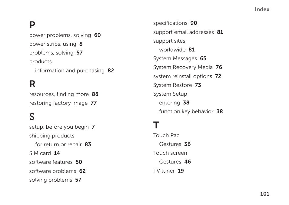 Dell XPS 17 (L701X, Late 2010) User Manual | Page 103 / 106