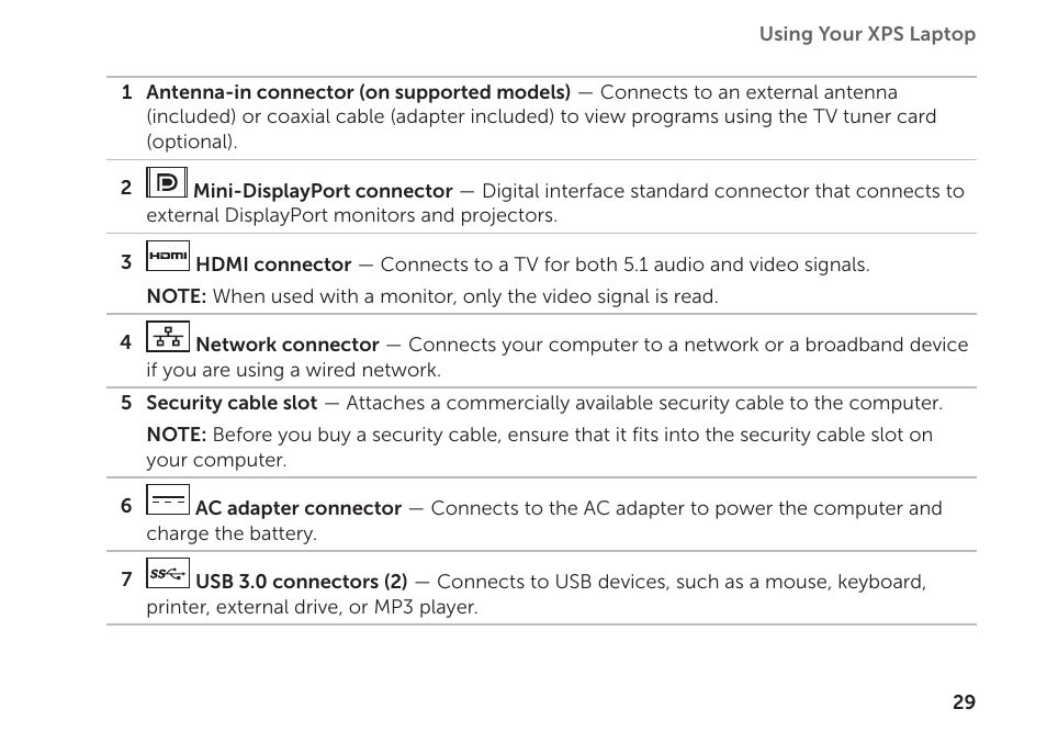 Dell XPS 17 (L701X, Late 2010) User Manual | Page 31 / 106