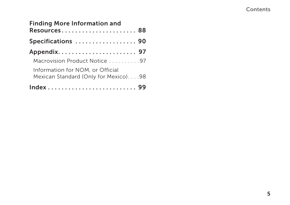 Dell XPS 17 (L701X, Late 2010) User Manual | Page 7 / 106