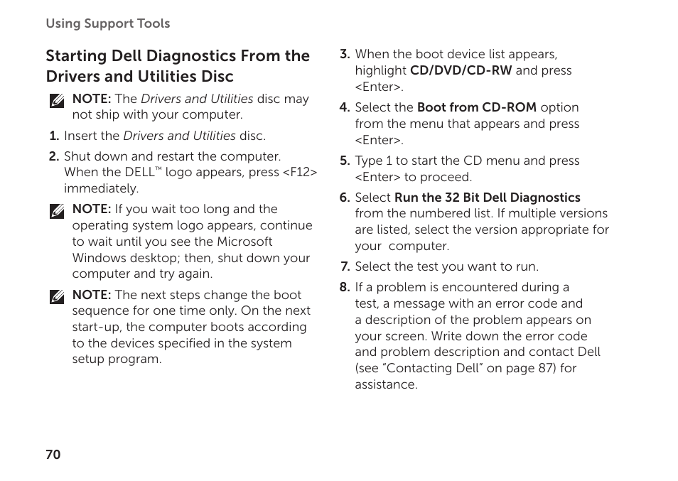 Dell XPS 17 (L701X, Late 2010) User Manual | Page 72 / 106