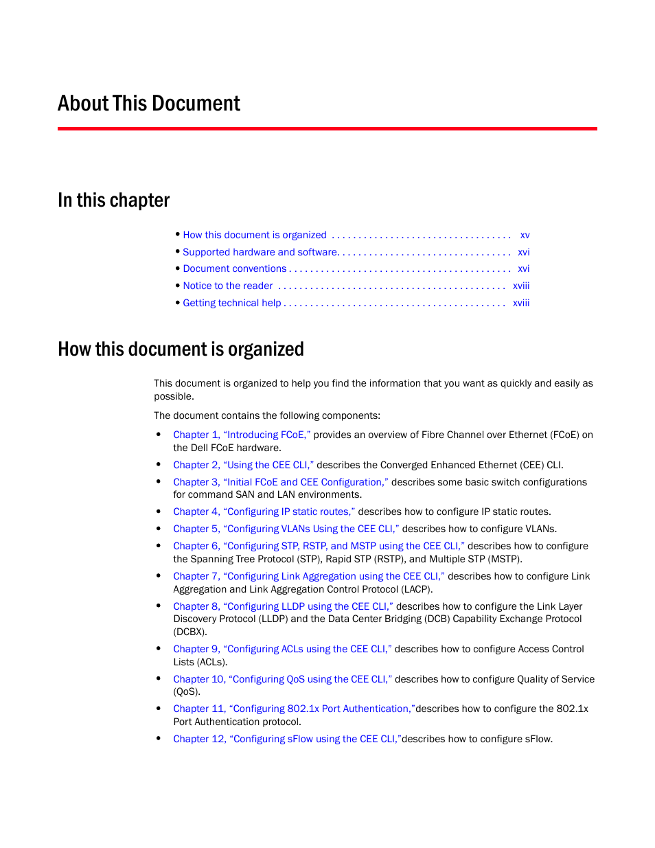 About this document, In this chapter, How this document is organized | Dell POWEREDGE M1000E User Manual | Page 15 / 168