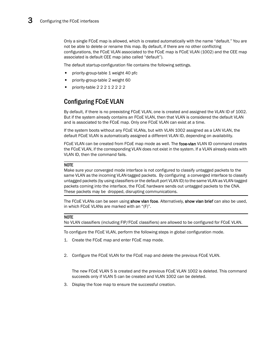 Configuring fcoe vlan | Dell POWEREDGE M1000E User Manual | Page 40 / 168