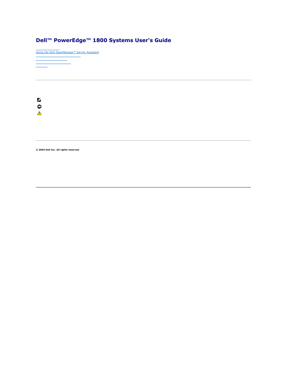Dell PowerEdge 1800 User Manual | 29 pages