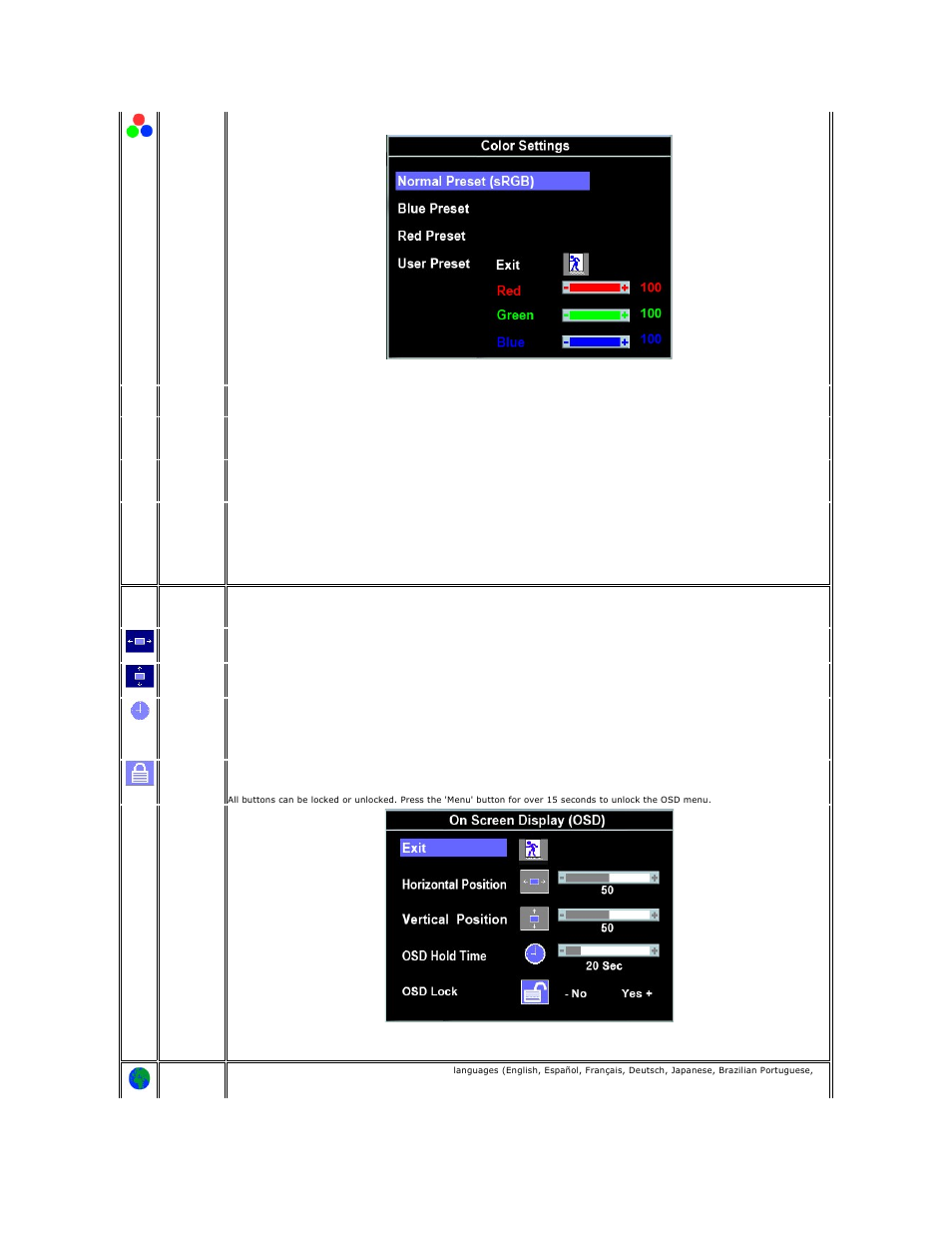 Dell E190S Monitor User Manual | Page 16 / 29