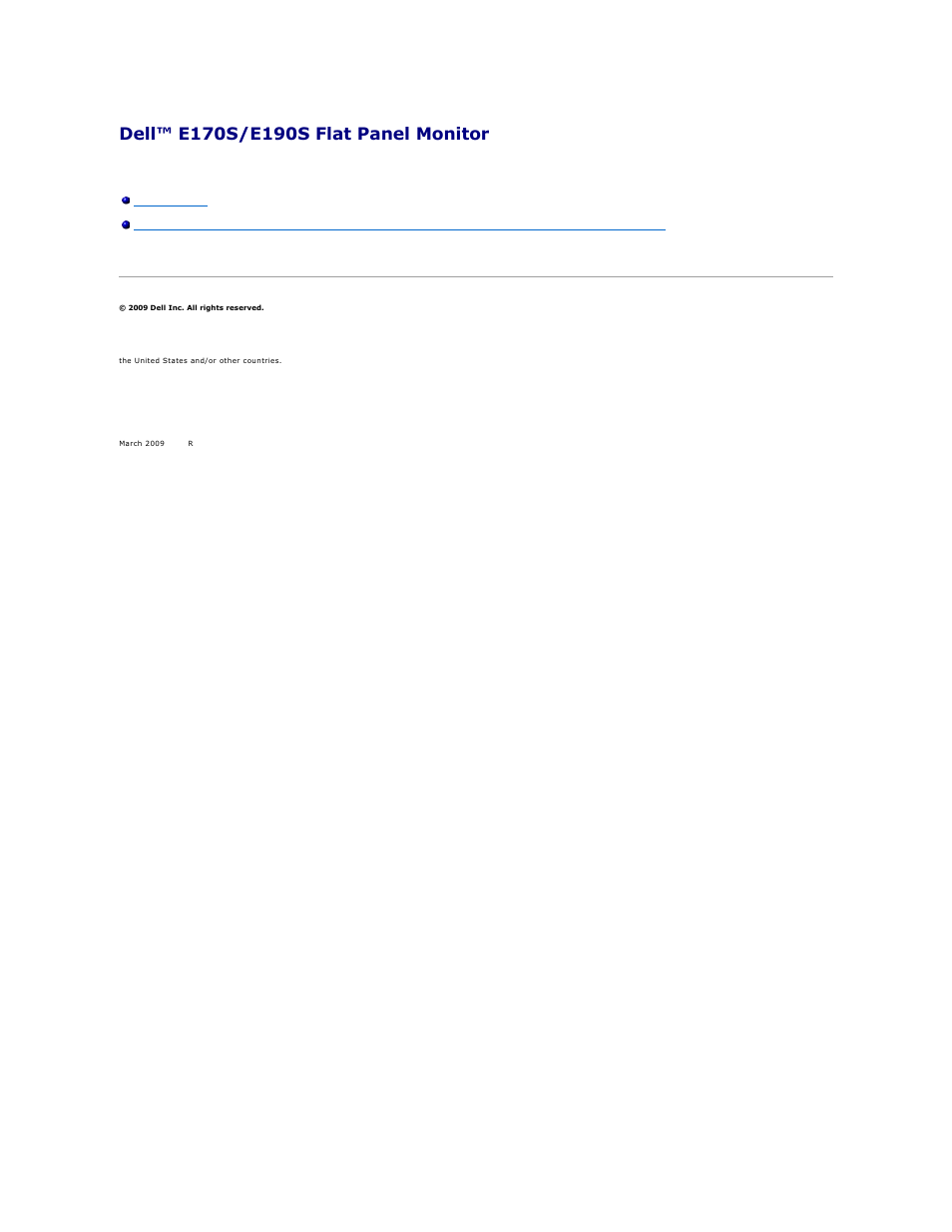 Dell E190S Monitor User Manual | Page 22 / 29