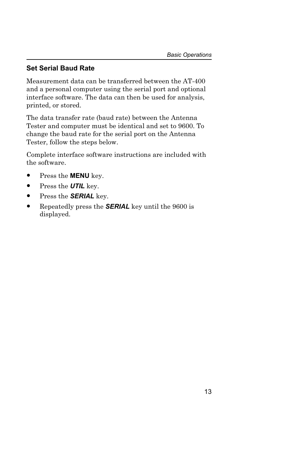 Bird Technologies AT-400 User Manual | Page 25 / 57