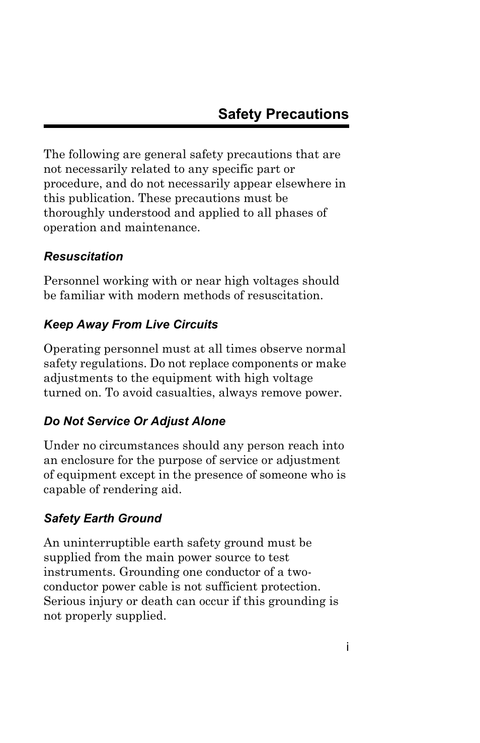 Safety precautions | Bird Technologies AT-400 User Manual | Page 3 / 57