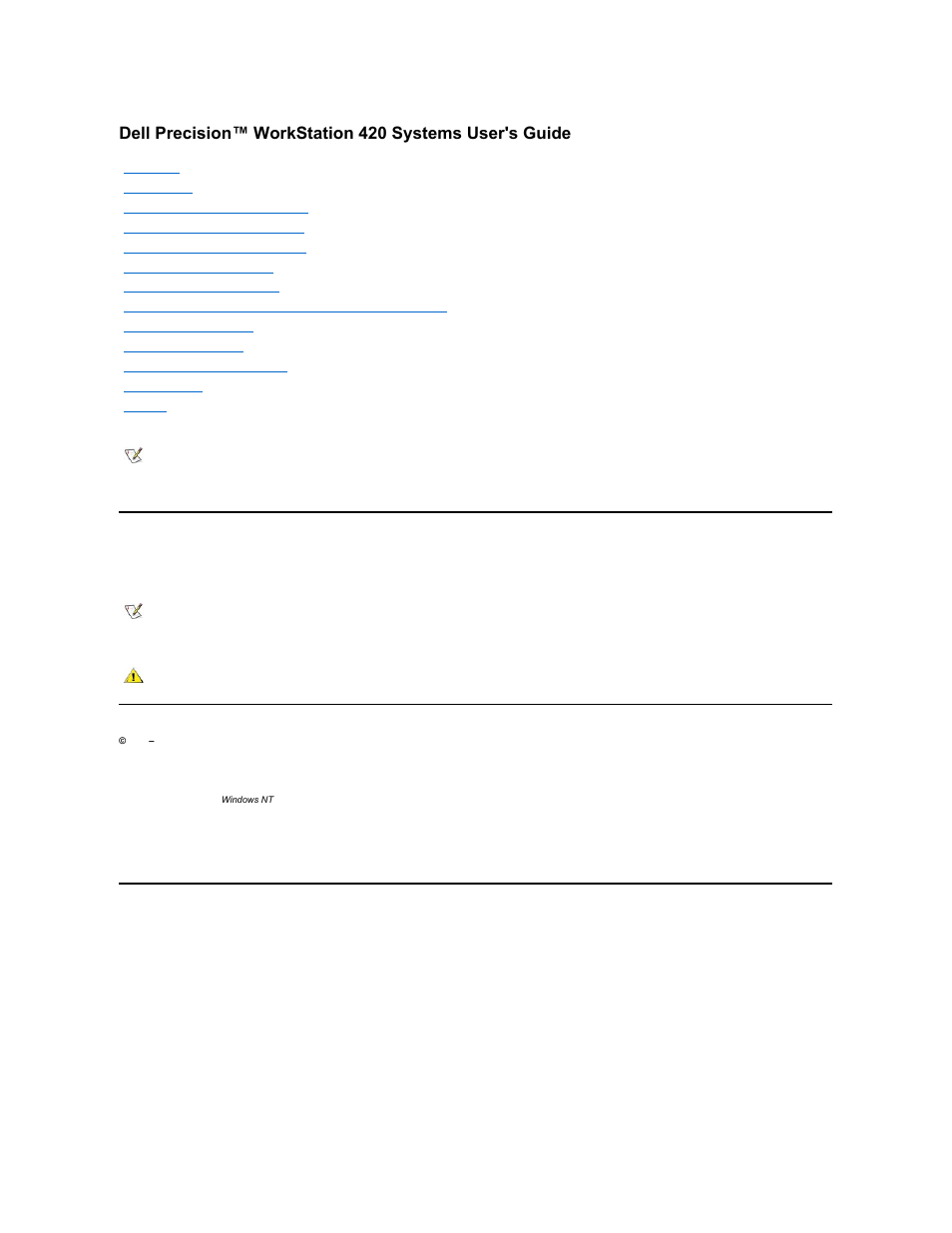 Dell Precision 420 User Manual | 136 pages