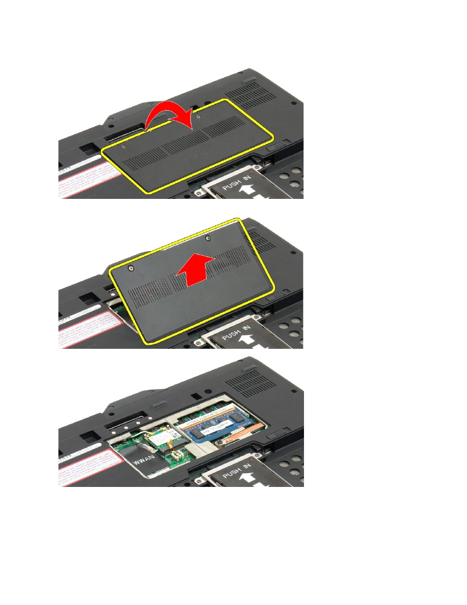Replacing the memory and mini-card cover | Dell Latitude XT2 (Early 2009) User Manual | Page 27 / 85