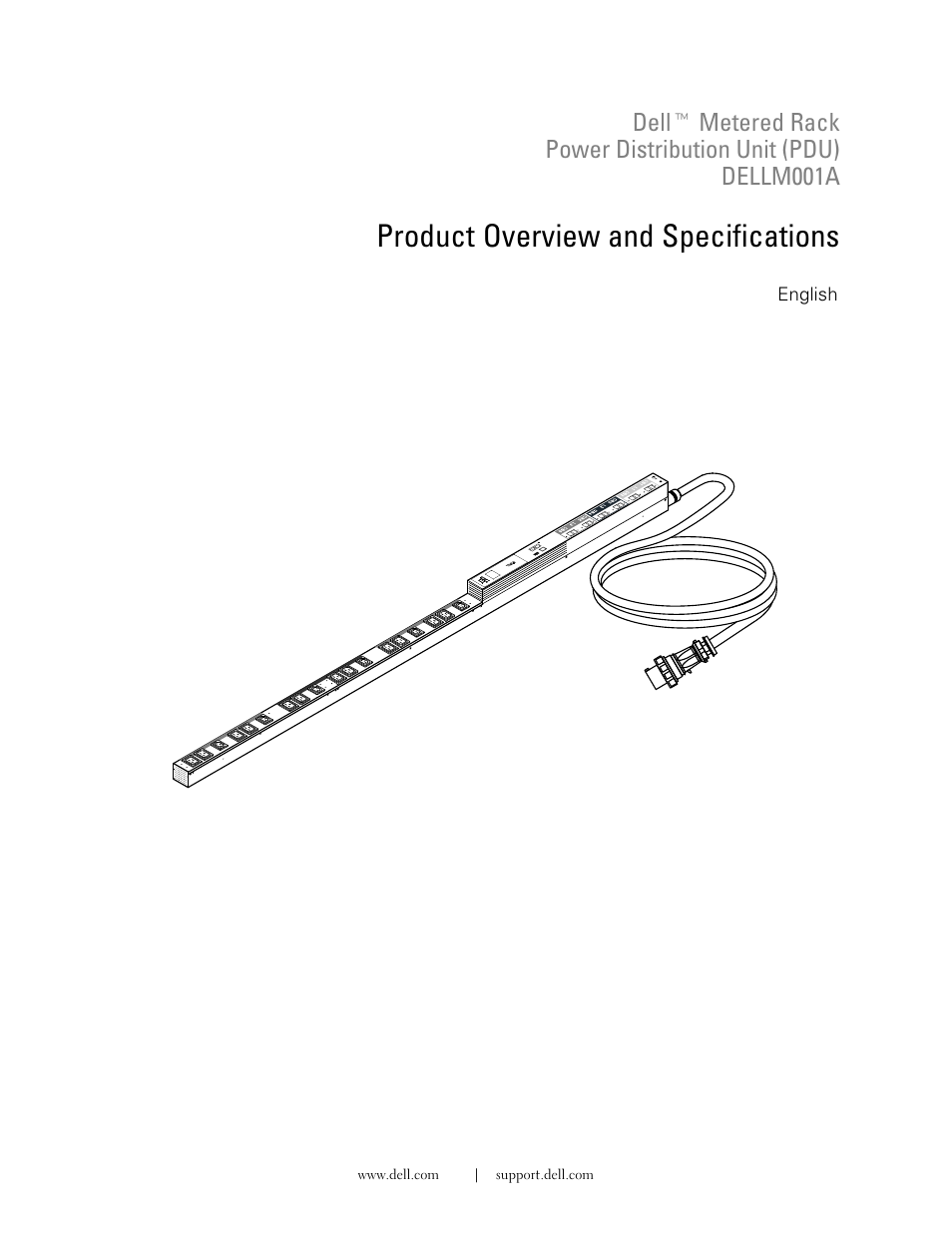 Product overview and specifications | Dell Metered PDU LCD User Manual | Page 2 / 13