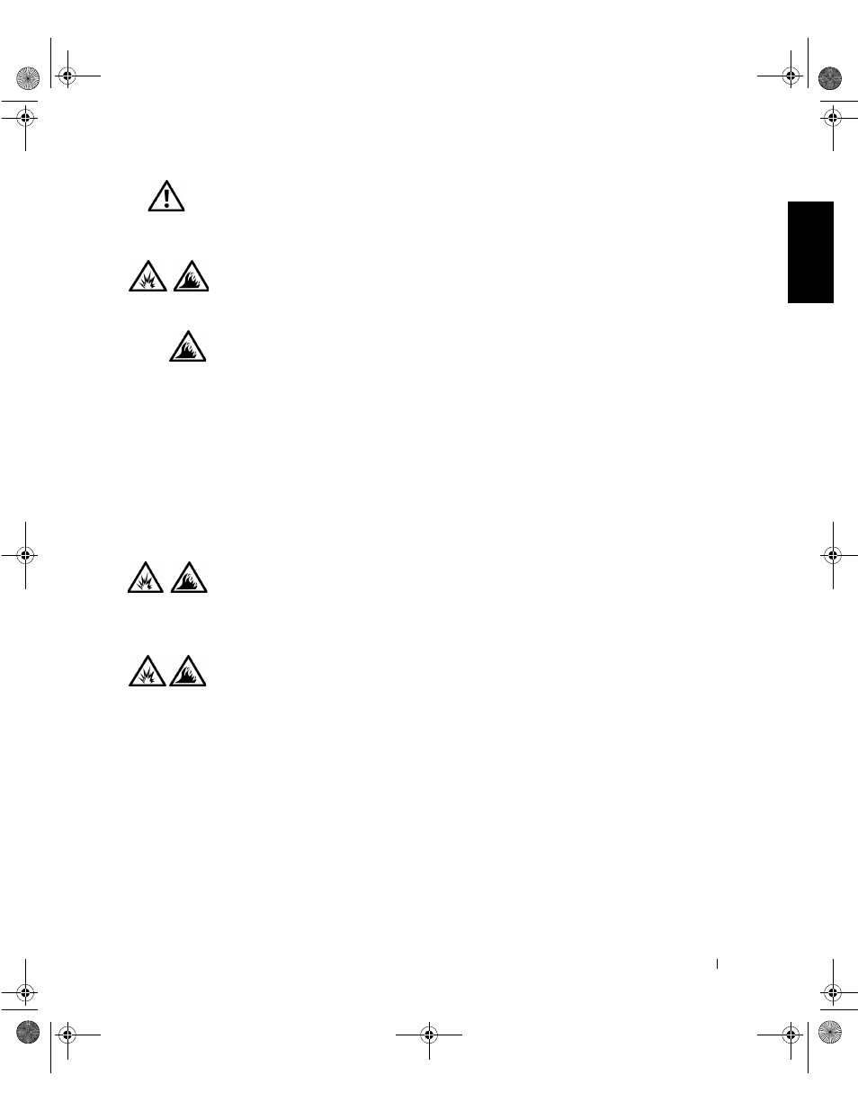 Battery (safety instructions, continued) | Dell Precision M40 User Manual | Page 9 / 40