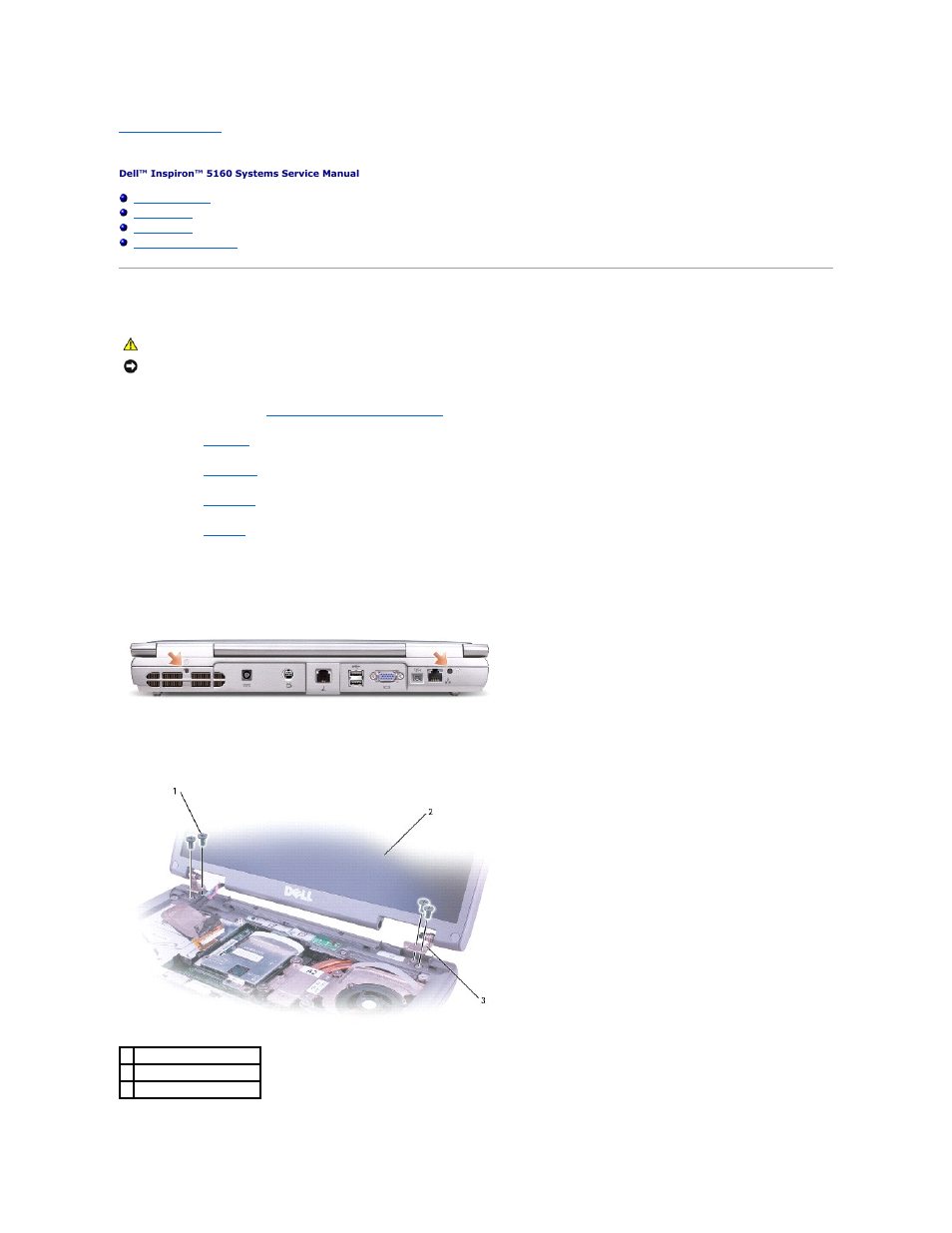 Display, Display assembly | Dell Inspiron 5160 User Manual | Page 9 / 42