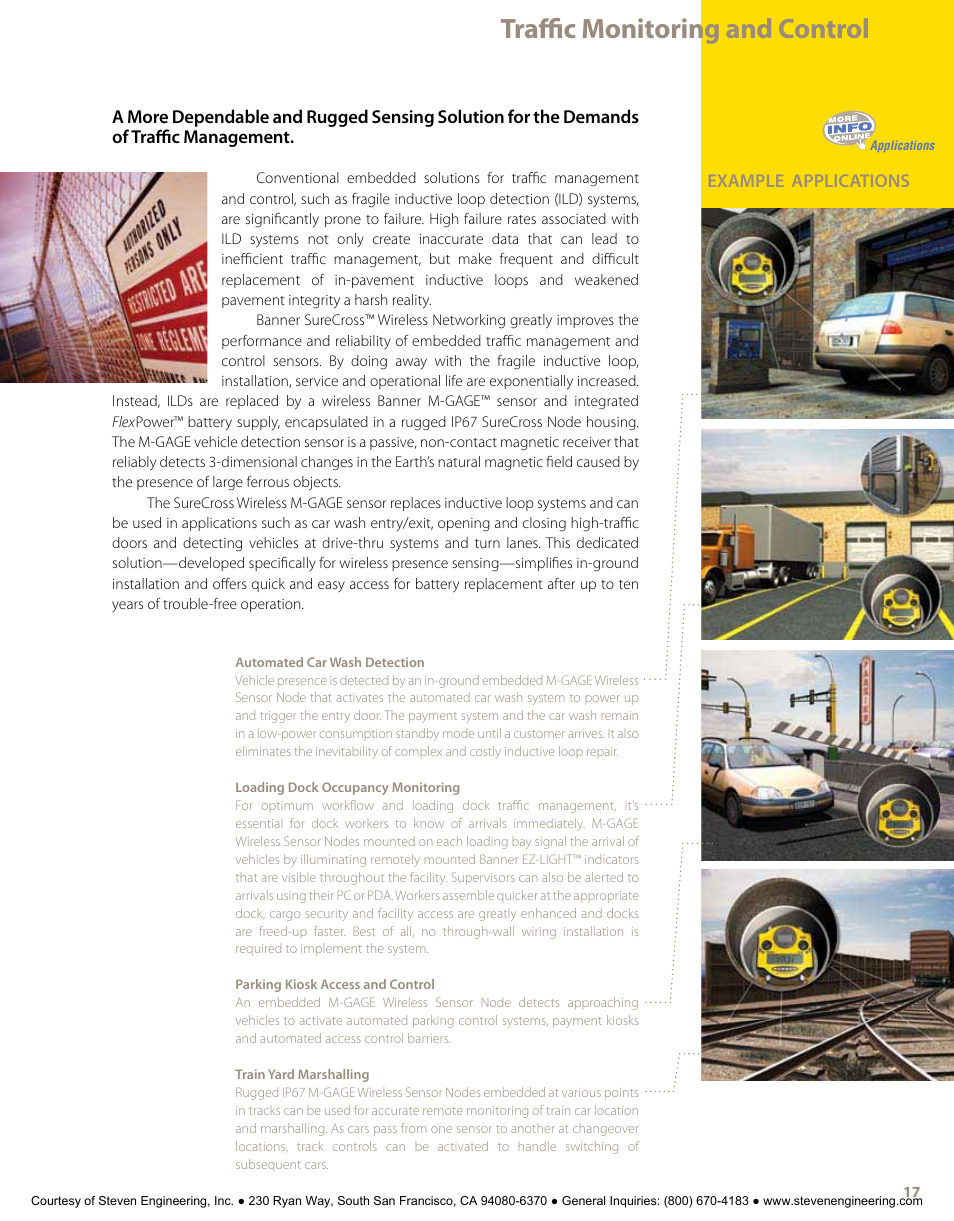 Traffic monitoring and control | Banner American Products Wireless Network User Manual | Page 17 / 32