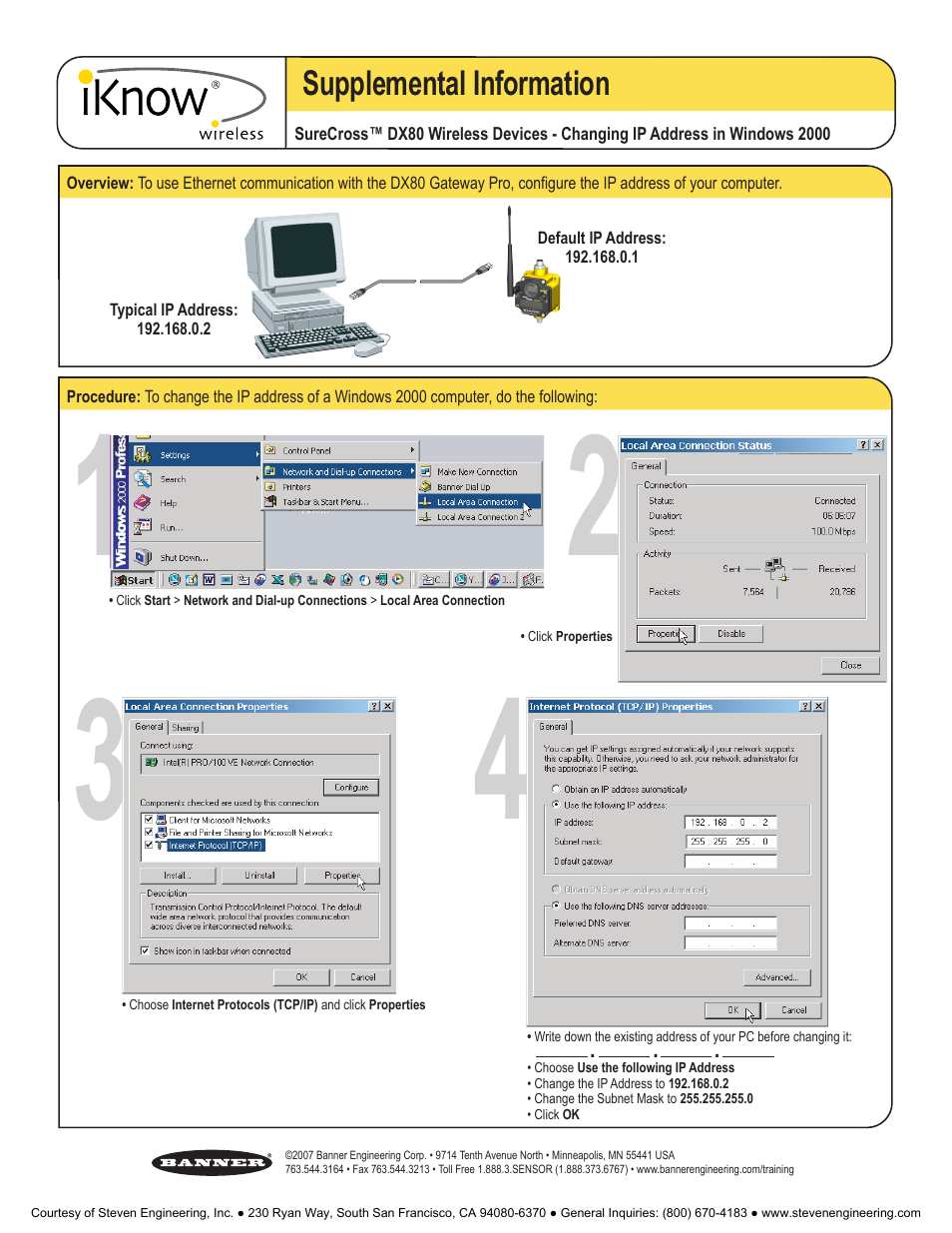 Banner American Products Wireless Network User Manual | Page 29 / 32